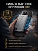 Магнитный павербанк Lexego 10000 mAh Gray PD 20W с беспроводной зарядкой MagSafe портативный внешний беспроводной аккумулятор, батарея магсейф для iPhone Android айфона MWPQ1-10-GR - изображение 2