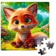 Пазлы Vladi Toys De.tail Любопытный лисенок 64 детали DT1234-07 - изображение 3