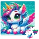 Пазлы Vladi Toys De.tail Замечтанная единорожка 64 детали DT1234-01 - изображение 3