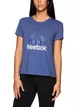 Легка трикотажна футболка Reebok Women's Ultimate Slinky Jersey Logo, синя, L - зображення 3