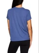 Легка трикотажна футболка Reebok Women's Ultimate Slinky Jersey Logo, синя, L - зображення 4