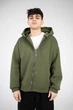 Толстовка мужская на молнии оверсайз Khaki v.2 8XL - изображение 1