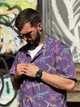 Летний милитари комплект рубашка шорты TITANIUM OBLIVION War фиолетовый ПП7753 L/XL - изображение 6