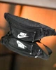 Бананка спортивная через плечо Nike Oxford 600D черная компактная ТР6742 - изображение 2