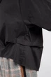 Женская базовая рубашка оверсайз Орегами с объемными рукавами ADRESS MKAD7467 - 42, Чорний - изображение 4