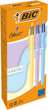 Zestaw długopisów automatycznych BIC 4 Colours Pastel 12 szt (3086123740297) - obraz 1