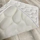Коврик для ванной Stone PREMIUM 80х50 см с эффектом памяти Memory Foam, антискользящий, влагопоглощающий, Белый - изображение 5