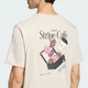 Мужская футболка COFFEE CAFE DONUT BOX GRAPHIC adidas KB2501 (L) бежевый (4068814097612) - изображение 5