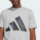 Мужская футболка Essentials Big Logo adidas JE8948 (XL) серый (4067902780115) - изображение 5