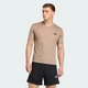 Чоловіча футболка WORKOUT ESSENTIALS BASE adidas KD5464 (2XL) коричневий (4068821325227) - зображення 1