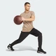 Мужская футболка Designed for Training Workout adidas JX1169 (L) коричневый (4068809447989) - изображение 3