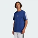 Мужская футболка Essentials 3-Stripes Single Jersey adidas JW1950 (M) синий (4067906014100) - изображение 1
