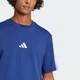 Мужская футболка Essentials 3-Stripes Single Jersey adidas JW1950 (M) синий (4067906014100) - изображение 5