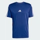 Мужская футболка Essentials 3-Stripes Single Jersey adidas JW1950 (M) синий (4067906014100) - изображение 6