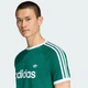 Мужская футболка 3-STRIPES SLIM RINGER adidas KF0415 (S) зеленый (4068821451971) - изображение 4