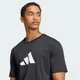 Мужская футболка Future Icons 3 Bar Logo adidas JI8770 (3XL) черный (4067891021756) - изображение 4