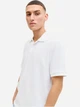 Поло длинное мужское Jack & Jones 12268130-White XL Белое (5715671962339) - изображение 4