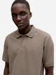 Поло длинное мужское Jack & Jones 12268130-Falcon S Бежевое (5715830455108) - изображение 4