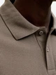 Поло длинное мужское Jack & Jones 12268130-Falcon S Бежевое (5715830455108) - изображение 5