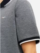 Поло длинное мужское Jack & Jones 12274681-Maritime Blue L Серое (5715673532165) - изображение 5