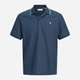 Поло длинное мужское Jack & Jones 12268130-Sky Captain S Темно-синее (5715671962674) - изображение 7