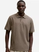 Поло длинное мужское Jack & Jones 12268130-Falcon L Бежевое (5715830455092) - изображение 1