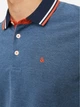 Поло длинное мужское Jack & Jones 12136668-Denim Blue M Синее (5714499743779) - изображение 5