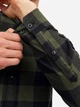 Рубашка хлопковая мужская Jack & Jones 12181602-Dusty Olive L Темно-зеленая (5714917884701) - изображение 5