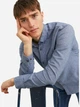 Рубашка хлопковая мужская Jack & Jones 12235974-Faded Denim M Небесно-голубая (5715423556762) - изображение 4