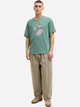 Футболка хлопковая длинная мужская Jack & Jones 12288088-Mineral Blue S Мятная (5715833302577) - изображение 2