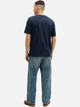 Футболка хлопковая длинная мужская Jack & Jones 12288088-Navy Blazer 2XL Темно-синяя (5715833302669) - изображение 3
