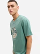 Футболка хлопковая длинная мужская Jack & Jones 12288088-Mineral Blue M Мятная (5715833302553) - изображение 4