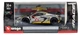 Model metalowy Bburago Race 2020 Chevrolet Corvette C8R 1:43 Szaro-żółty 18-38312 (4893993383122) - obraz 1
