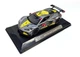 Model metalowy Bburago Race 2020 Chevrolet Corvette C8R 1:43 Szaro-żółty 18-38312 (4893993383122) - obraz 2