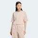 Жіноча футболка Off Placed 3-Stripes adidas JW3612 (L) коричневий (4068808350426) - зображення 1