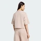 Жіноча футболка Off Placed 3-Stripes adidas JW3612 (L) коричневий (4068808350426) - зображення 2