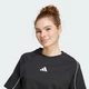 Жіноча футболка Stadium 3-Stripes adidas JV7009 (XS) чорний (4068808912549) - зображення 4