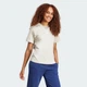 Жіноча футболка Essentials Small Logo Cotton adidas JI6079 (XL) бежевий (4067902854090) - зображення 3