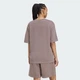 Жіноча футболка Essentials Linear Boyfriend Oversized Washed adidas KE3197 (XL) коричневий (4068821540712) - зображення 2