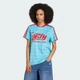 Женское джерси Graphic Football Allover Print adidas JW2771 (L) синий (4068808449823) - изображение 1