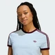 Жіноча футболка 3 STRIPES SLIM adidas KD3684 (S) синій (4068818756539) - зображення 4
