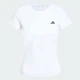 Жіноча футболка Power Essentials Workout Contour adidas JZ3312 (XS) білий (4068815223324) - зображення 1