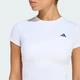 Жіноча футболка Power Essentials Workout Contour adidas JZ3312 (XS) білий (4068815223324) - зображення 3