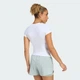 Жіноча футболка Power Essentials Workout Contour adidas JZ3312 (XS) білий (4068815223324) - зображення 5
