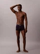 Набор трусов боксером мужских хлопковых Calvin Klein NB4472(Mardi Gras Multi) M 3 шт Темный синий/Голубой/ Зеленый с белым (199156206531) - изображение 4