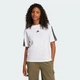 Женская футболка Essentials 3-Stripes Boyfriend adidas JE1211 (S) белый (4067891042195) - изображение 1