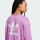 Женская футболка Trefoil adidas IY4652 (L) фиолетовый (4067893340503) - изображение 5