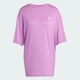 Женская футболка Trefoil adidas IY4652 (L) фиолетовый (4067893340503) - изображение 6