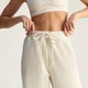 Жіночі штани adidas by Stella McCartney Straight Leg adidas JX6772 (XS) бежевий (4068808051439) - зображення 4