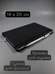 Блокнот Centrum Silver Ice А5 80 листов в линейку с ручкой Черный (2000998498375) - изображение 2